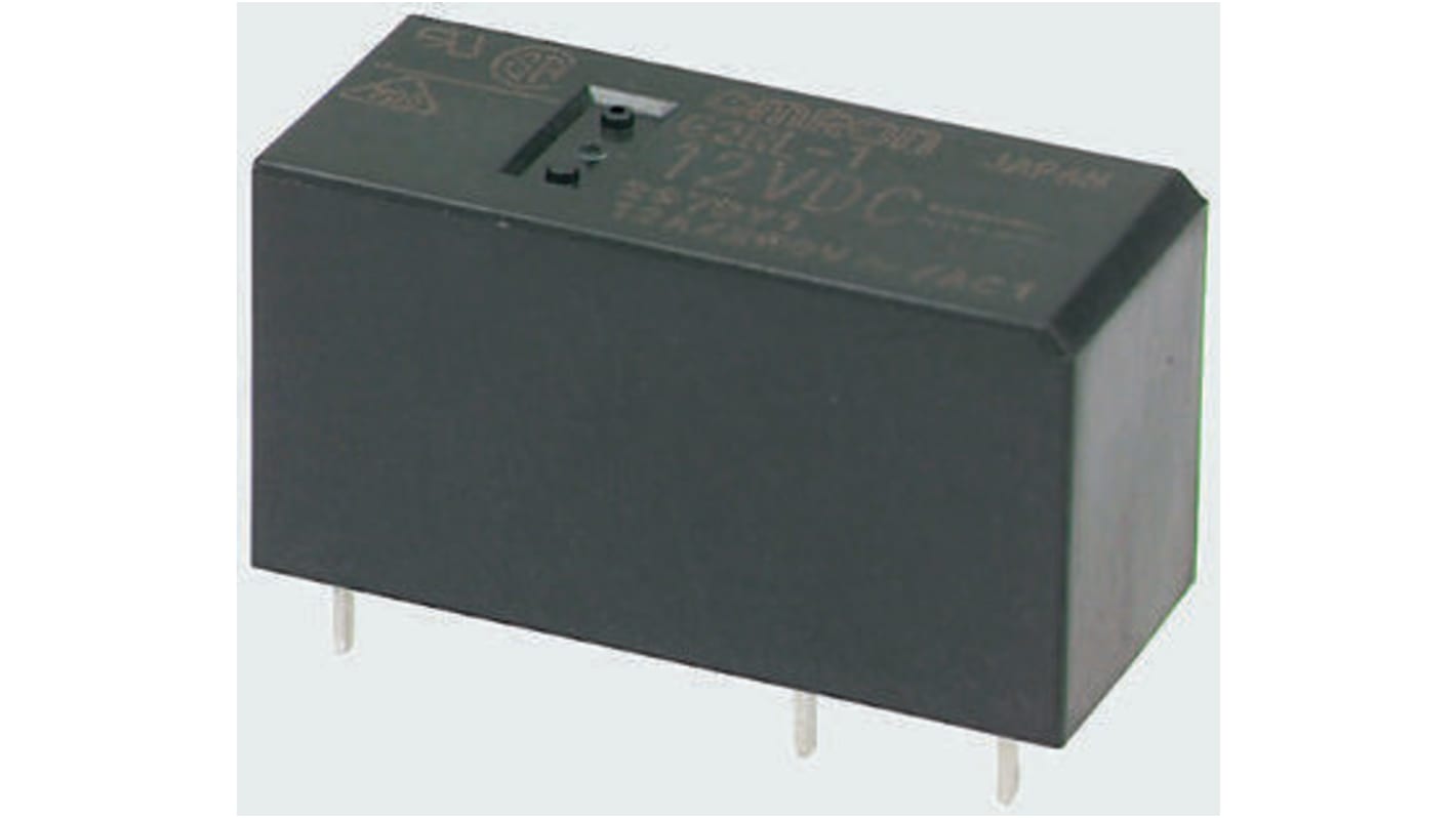 Omron PCB Mount Power Relay, 48V dc Coil, 12A Switching Current, SPDT