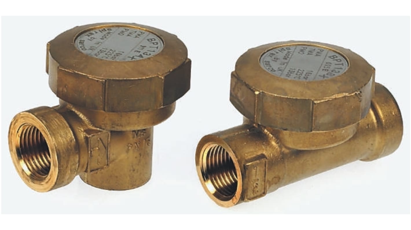 13 bar Brass Thermostatic Steam Trap, 3/4 in BSP Female