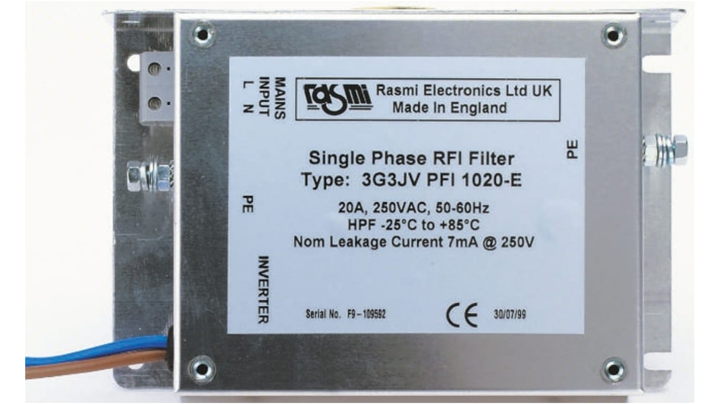 Filtr sieciowy 3-fazowy 400 V AC Omron