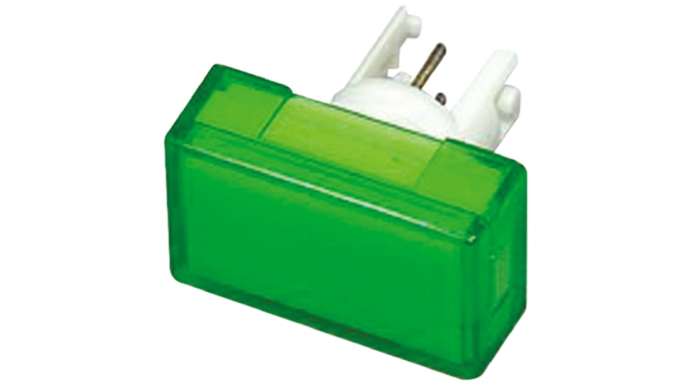 Omron Green Rectangular Push Button Lens for Use with A3D Series