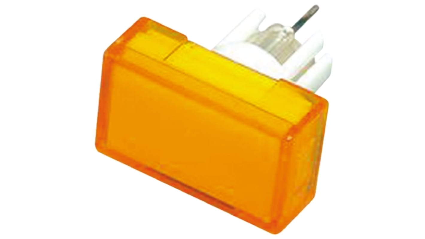 Omron Yellow Rectangular Push Button Lens for Use with A3D Series