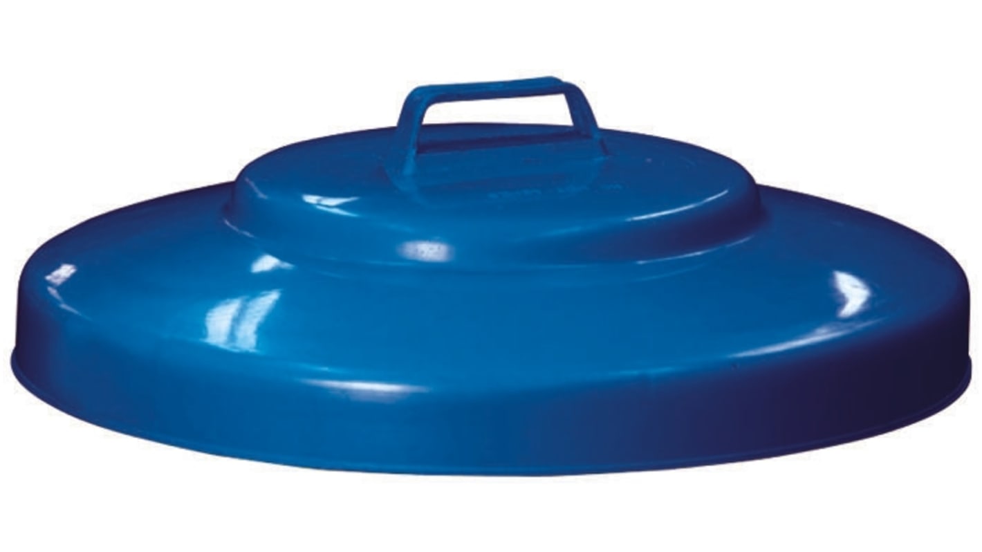 Blue lid for 95ltr industrial waste bin