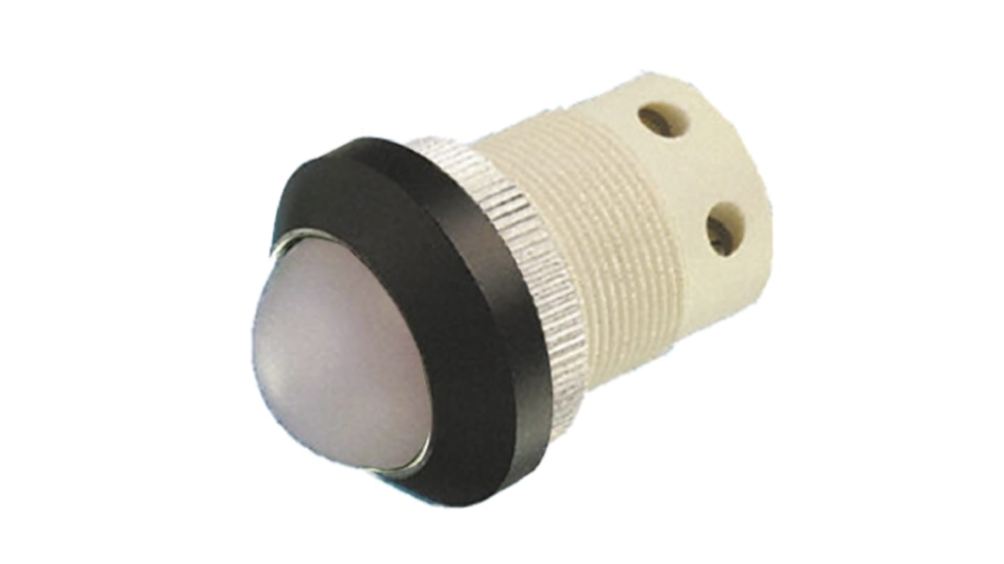 Signal Construct White Indicator, 24 → 28V, 22mm Mounting Hole Size