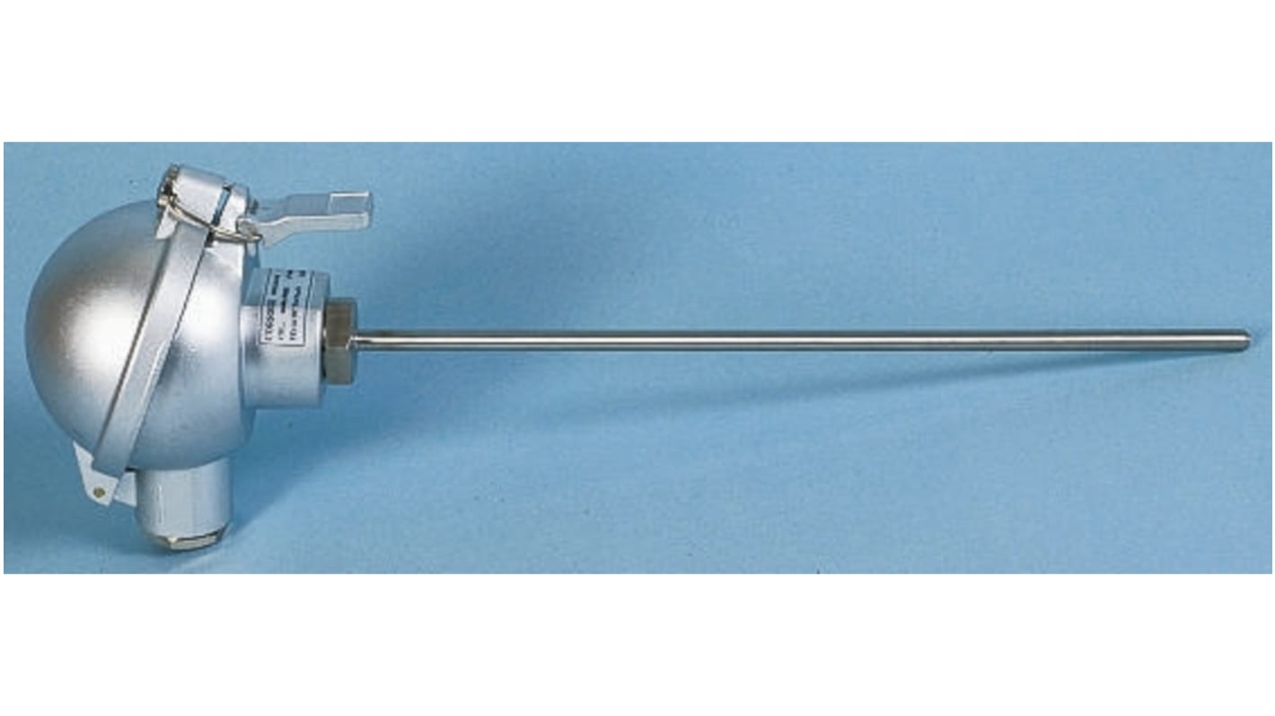 Correge PT100 RTD Sensor, 6mm Dia, 500mm Long, 2 x 3 Wire, Probe, Class A +500°C Max