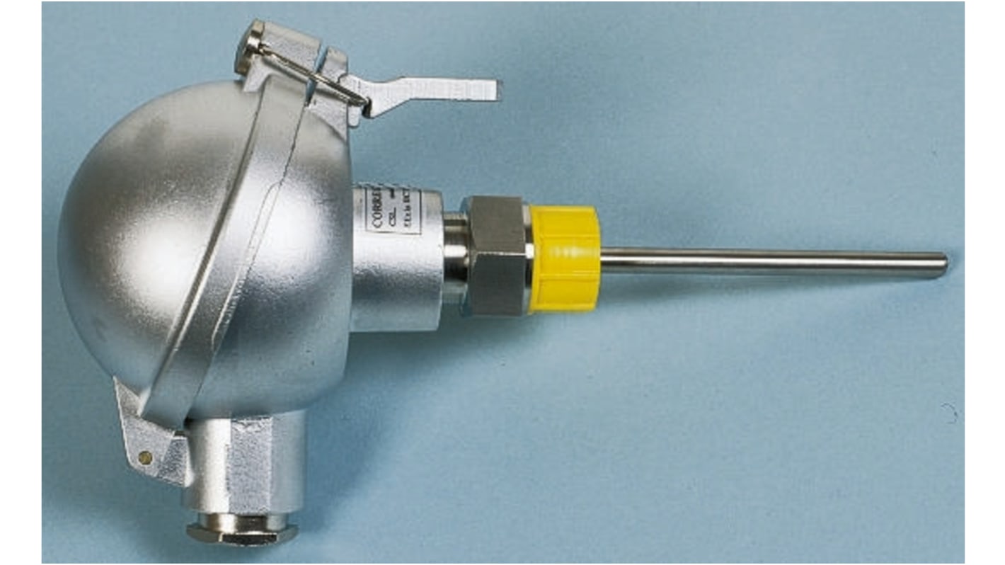 Termočlánek typ PT 100 Nerezová ocel 100mm sonda, 0°C na +500°C Correge