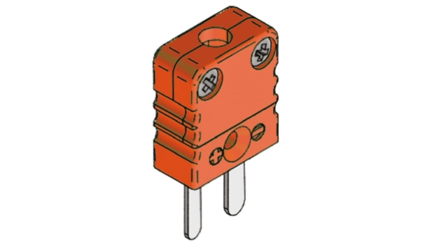 RS PRO In-Line Thermocouple Connector for Use with Type S Thermocouple, Miniature, RoHS Compliant Standard