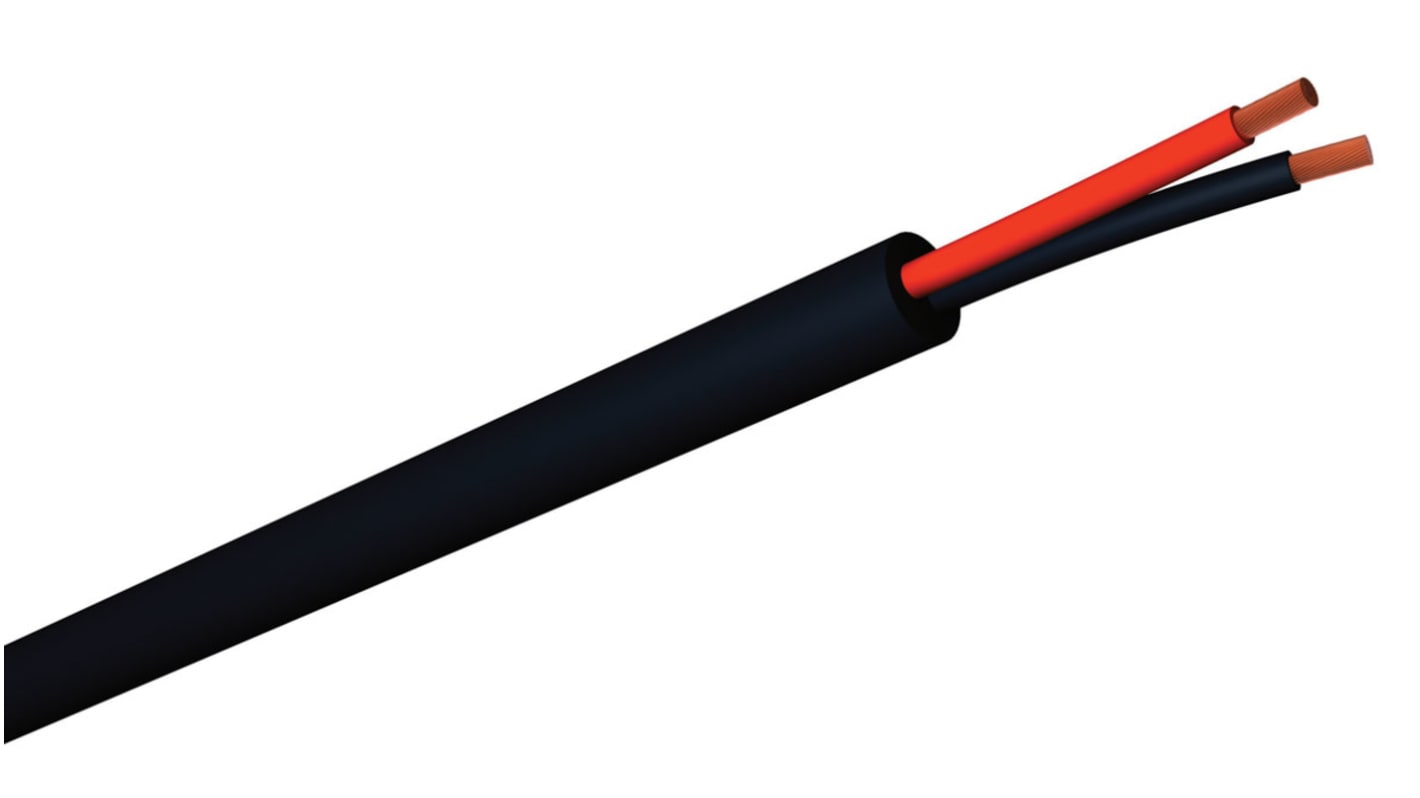 S2Ceb-Groupe Cae FHP Audiokabel Lautsprecherkabel 2-adrig 2,5 mm² PVC, Außen-ø 7.4mm, L. 100m