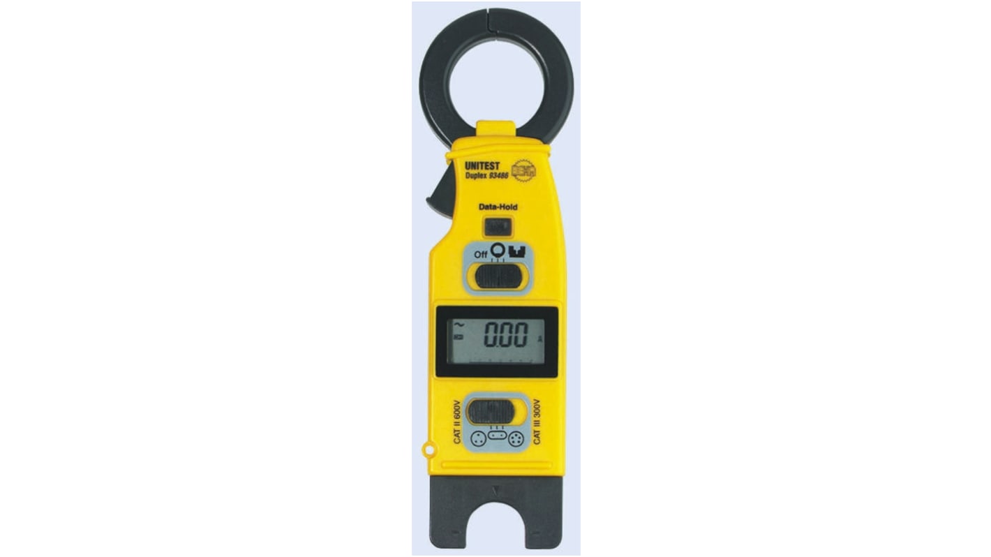 BEHA Duplex 93486 Clamp Meter, Max Current 320A ac CAT II 600 V, CAT III 300 V