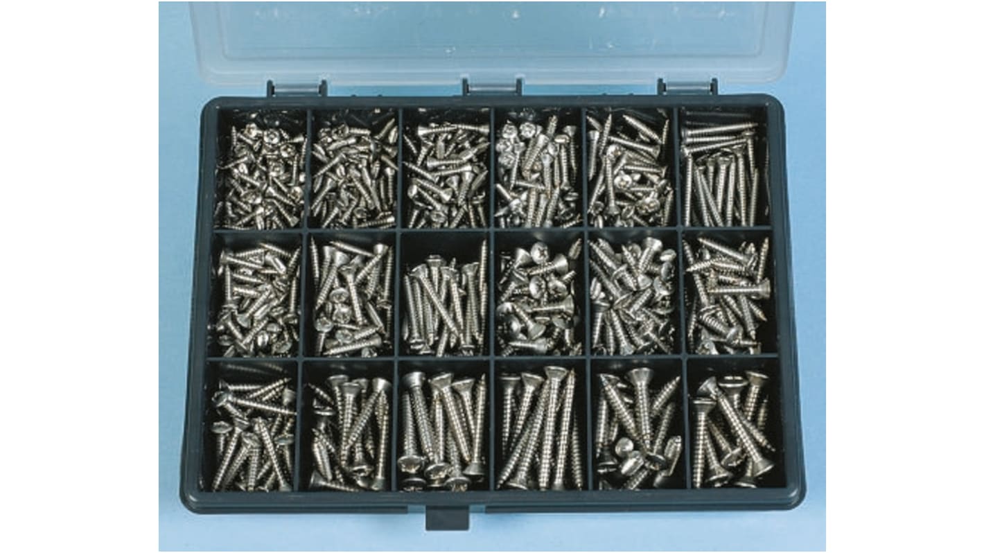 Stainless Steel 845 Piece Screw/Bolt Kit