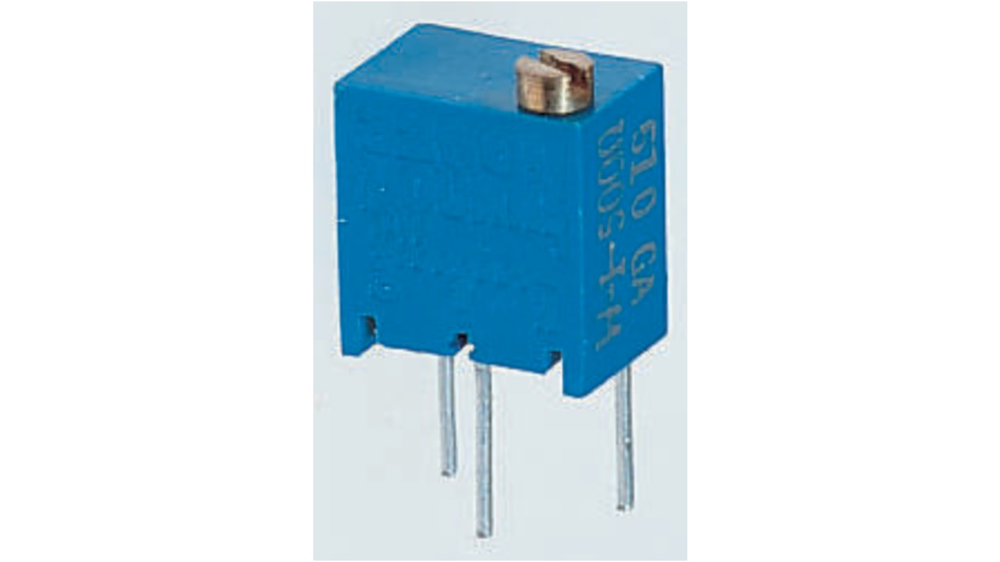 20Ω, Through Hole Trimmer Potentiometer 0.25W Top Adjust Bourns, 3266