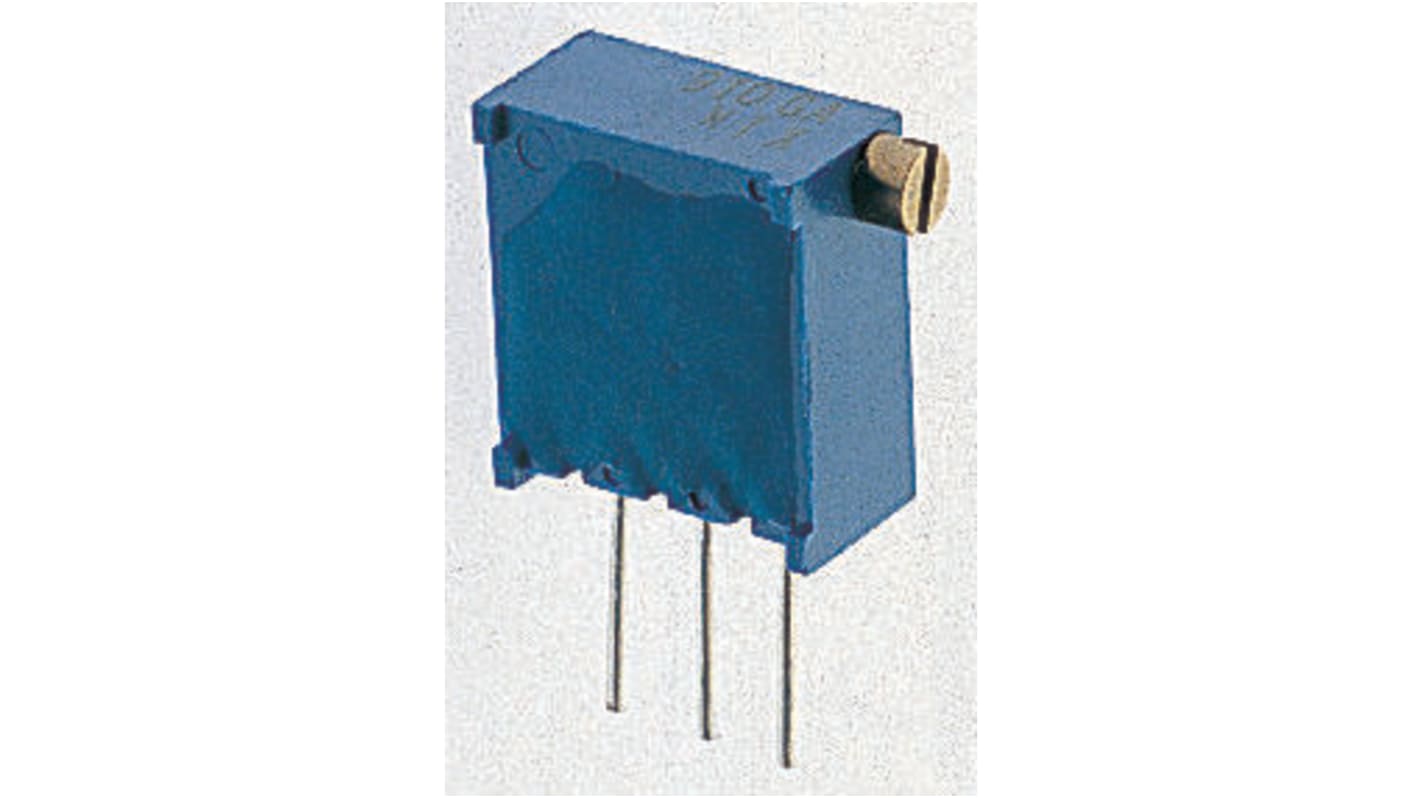 Bourns 3296 25-Gang THT Trimmer-Potentiometer, Seitliche Einstellung, 5kΩ, ±10%, 0.5W, Pin, L. 11.05mm