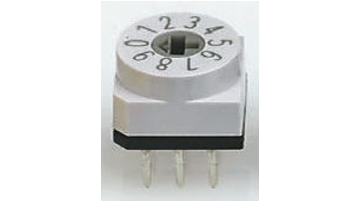 APEM 4 Way Through Hole DIP Switch SPST, Rotary Flush Actuator