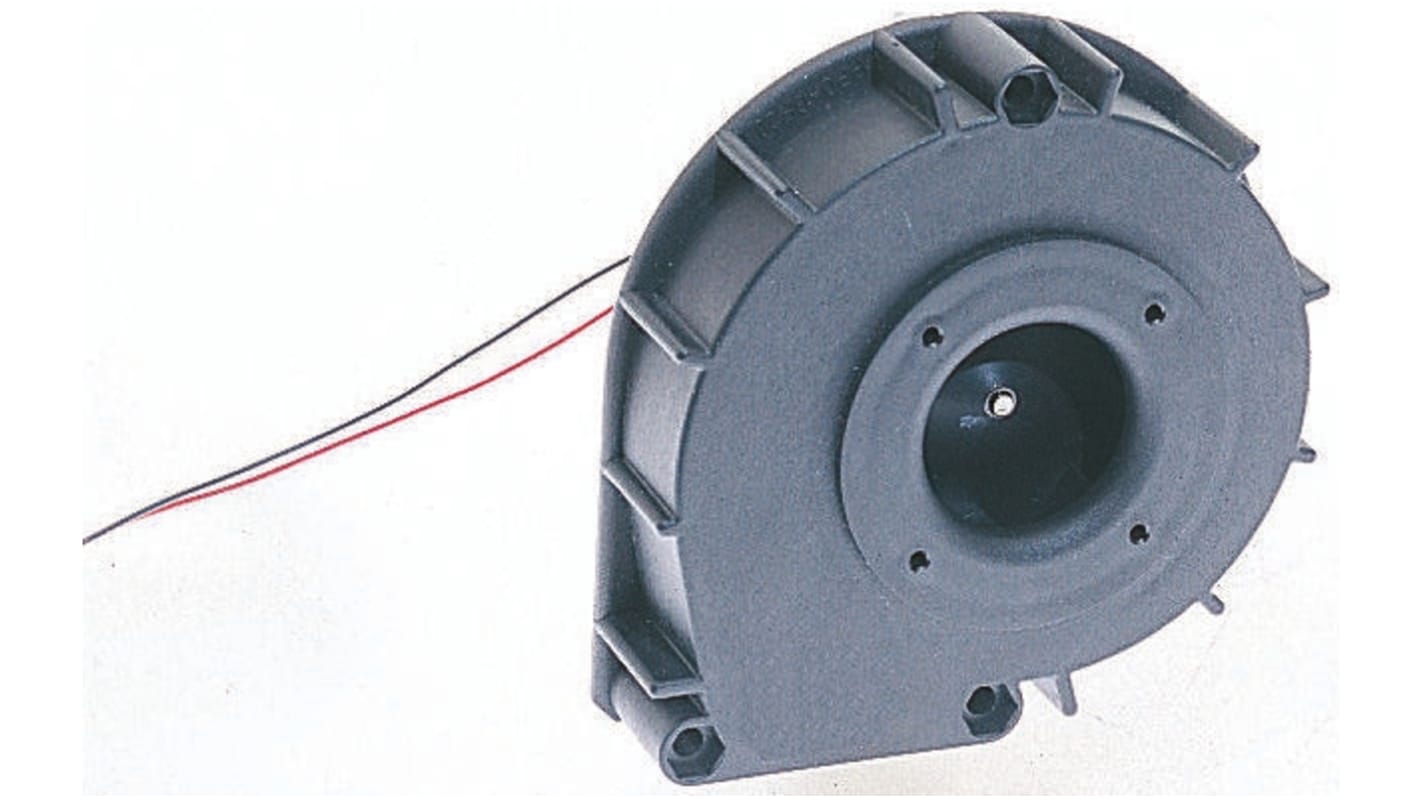 DC Centrifugális ventilátor U64HM sorozat, 12 V DC, 4.9L/s, 11500rpm, 55 dB(A)dB(A), csapágy: Persely, 64 x 64 x 56.5mm