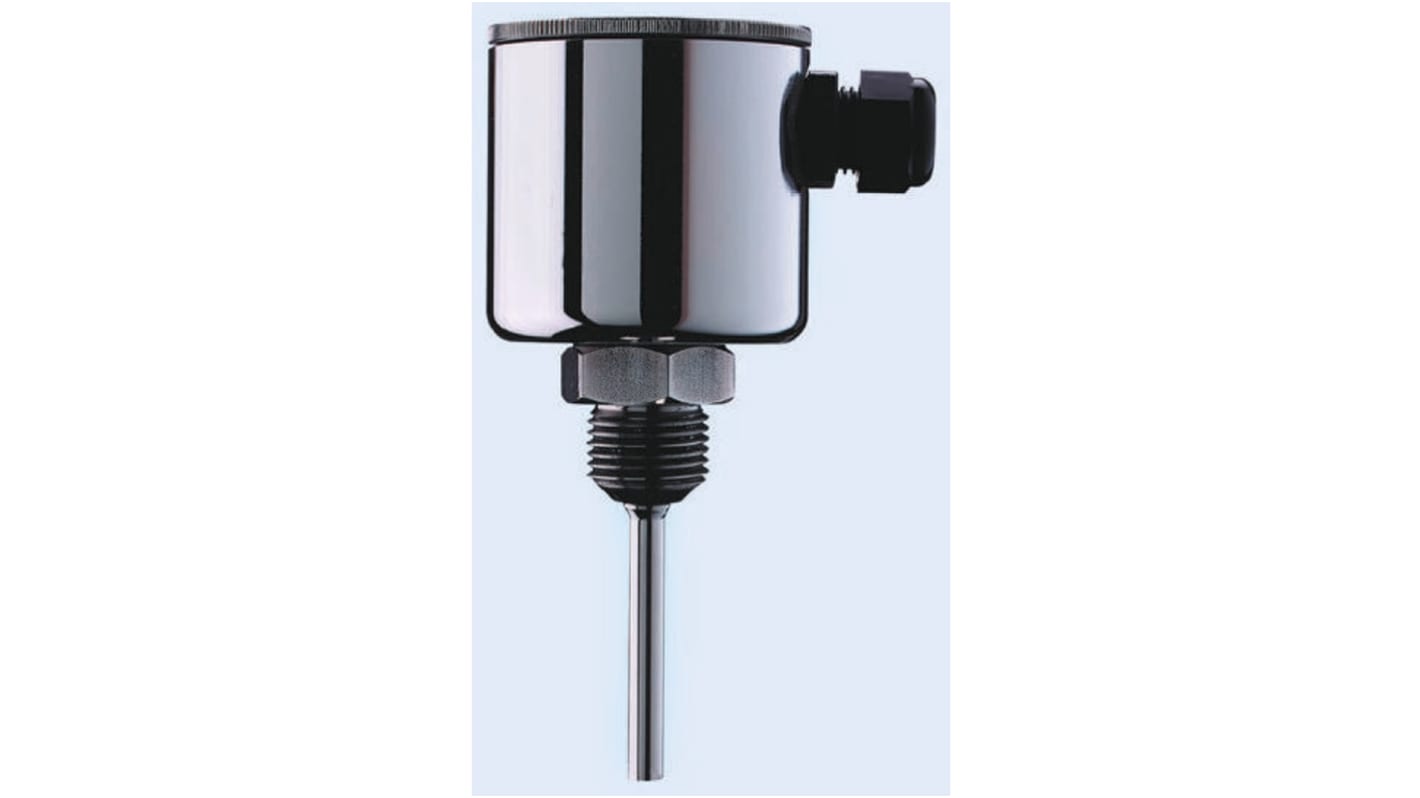 Jumo PT100 RTD Sensor, 6mm Dia, 100mm Long, 3 Wire, G1/2, Class B +250°C Max