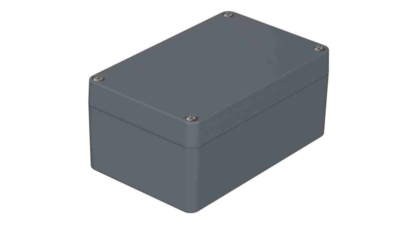 Caja Bopla de Poliamida Plateado, 125 x 80 x 57mm, IP65