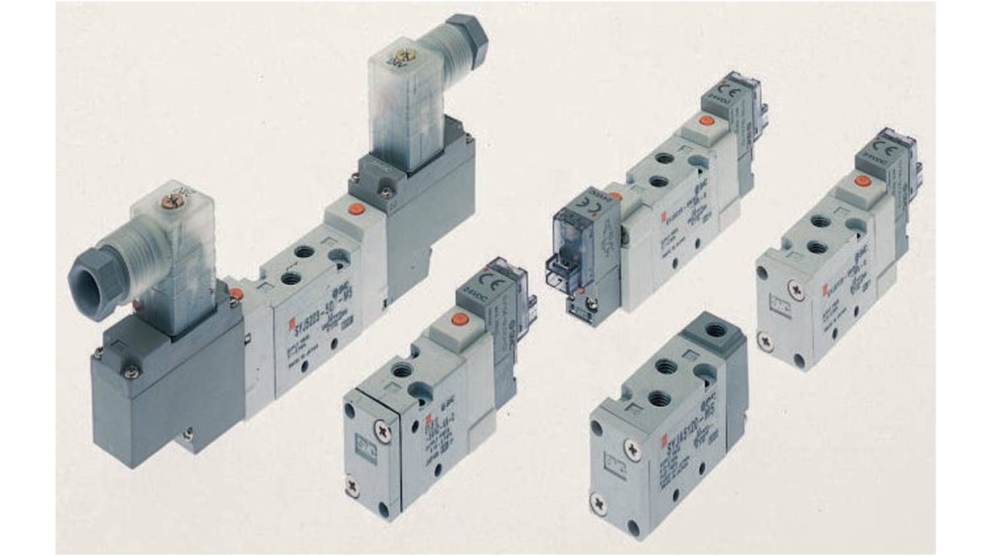 SMC SS5YJ series 4 station G 1/8 Manifold