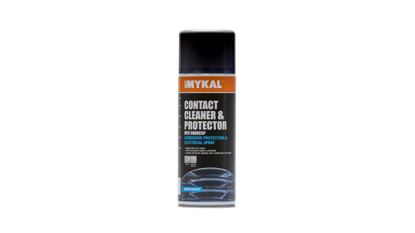 Mykal Industries 400 ml Aerosol Electrical Contact Cleaner for Connectors, Fuse, PCBs, Relays, Sensor, Wire