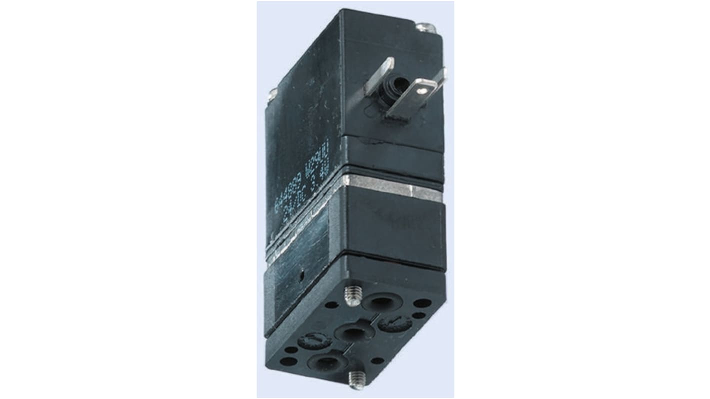 Válvula de solenoide Burkert de 2 puertos de 24 V dc