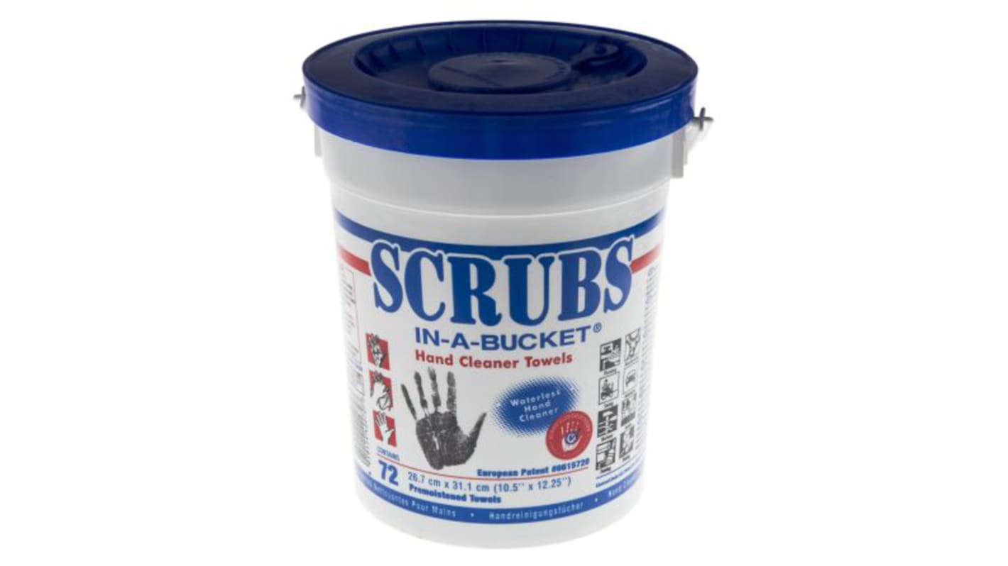 Rocol Bucket of  Hand Wipes - 72 Wipes