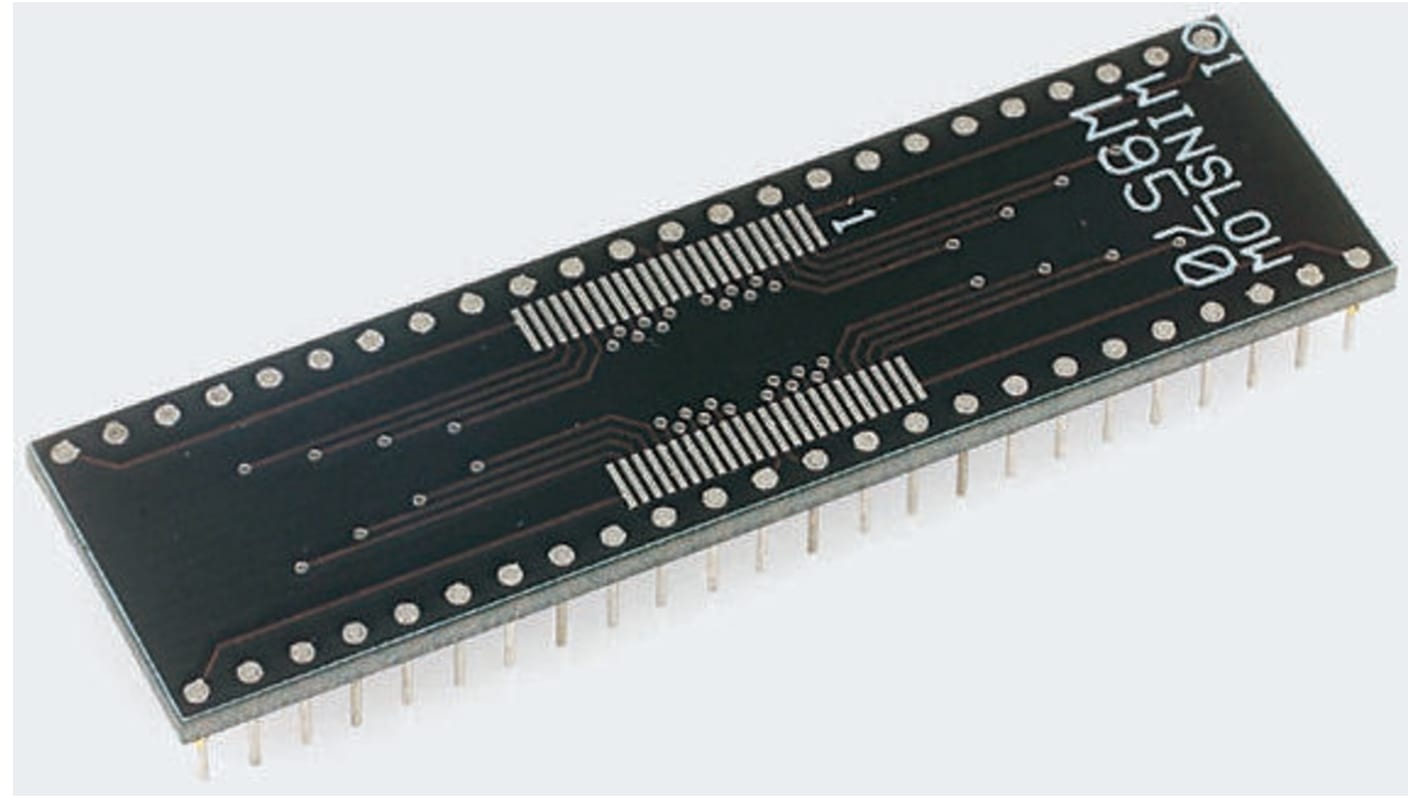 Winslow Straight Through Hole Mount 0.8 mm, 2.54 mm Pitch IC Socket Adapter, 56 Pin Female SOP to 56 Pin Male DIP