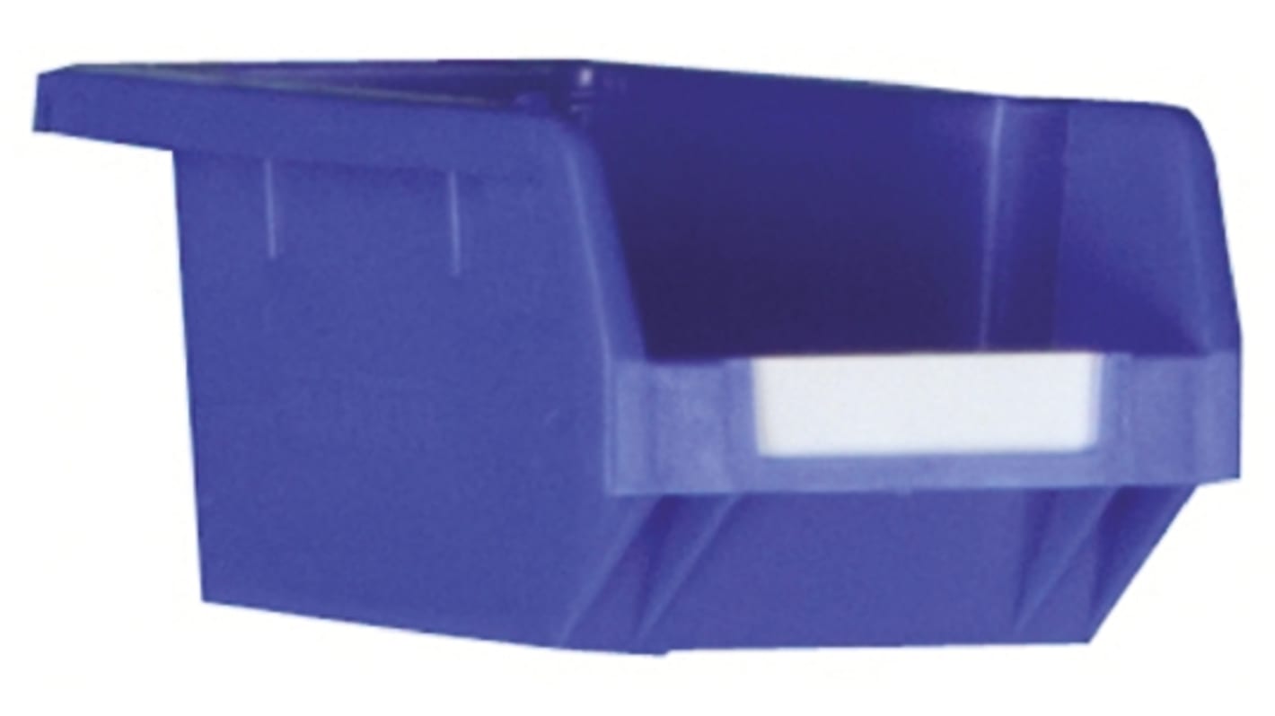 Bac de rangement RS PRO Bleu en PP, 80mm x 109mm x 172mm