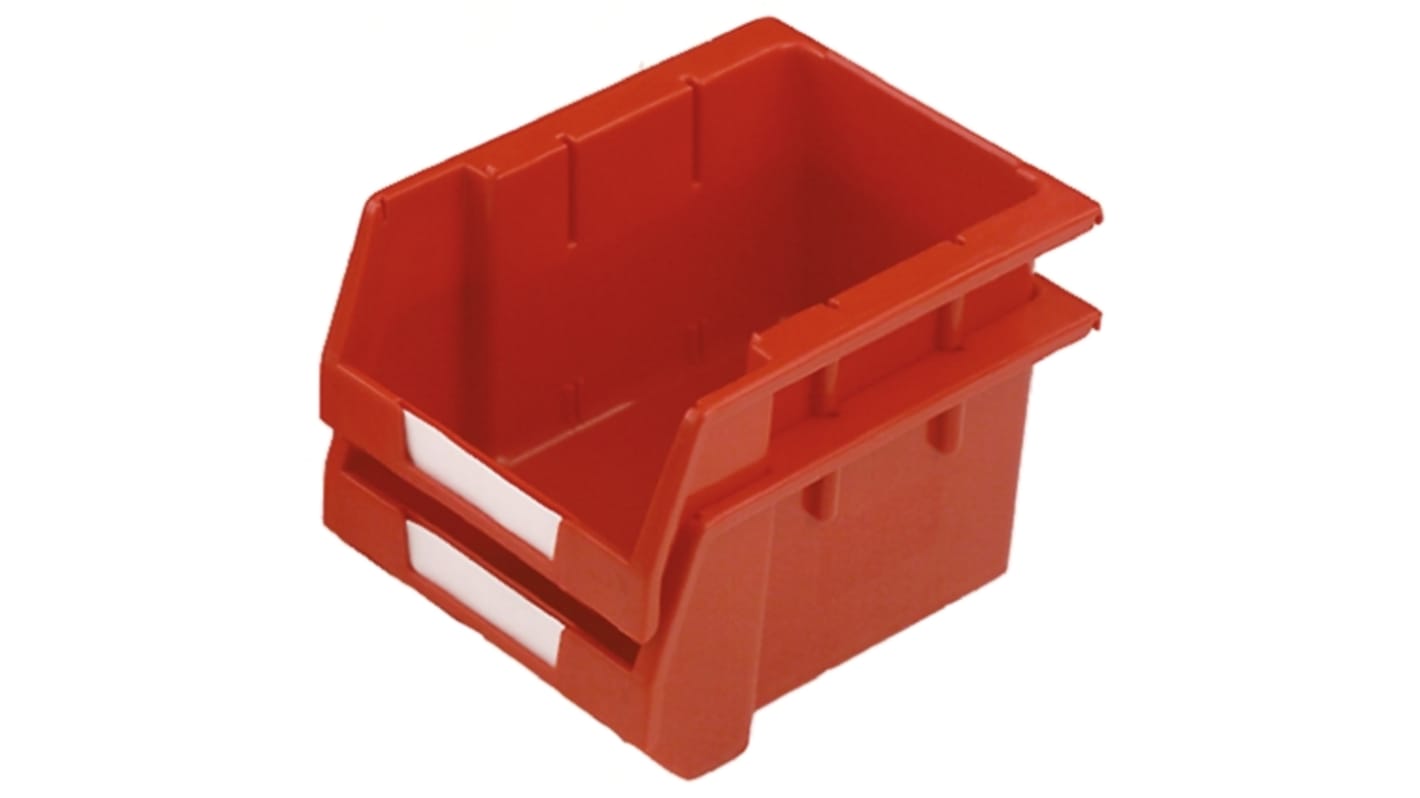 Contenitore RS PRO Rosso PP, 130mm x 179mm x 250mm
