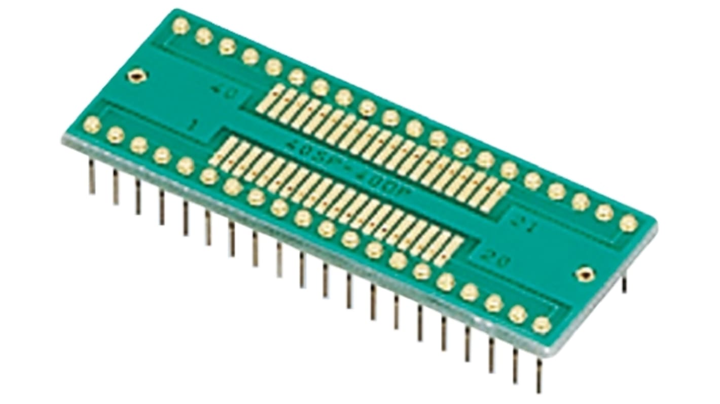 40P-SOD, 40 Way Extender Board Adapter Conversion Adapter FR4 53.34 x 20.32 x 1.6mm