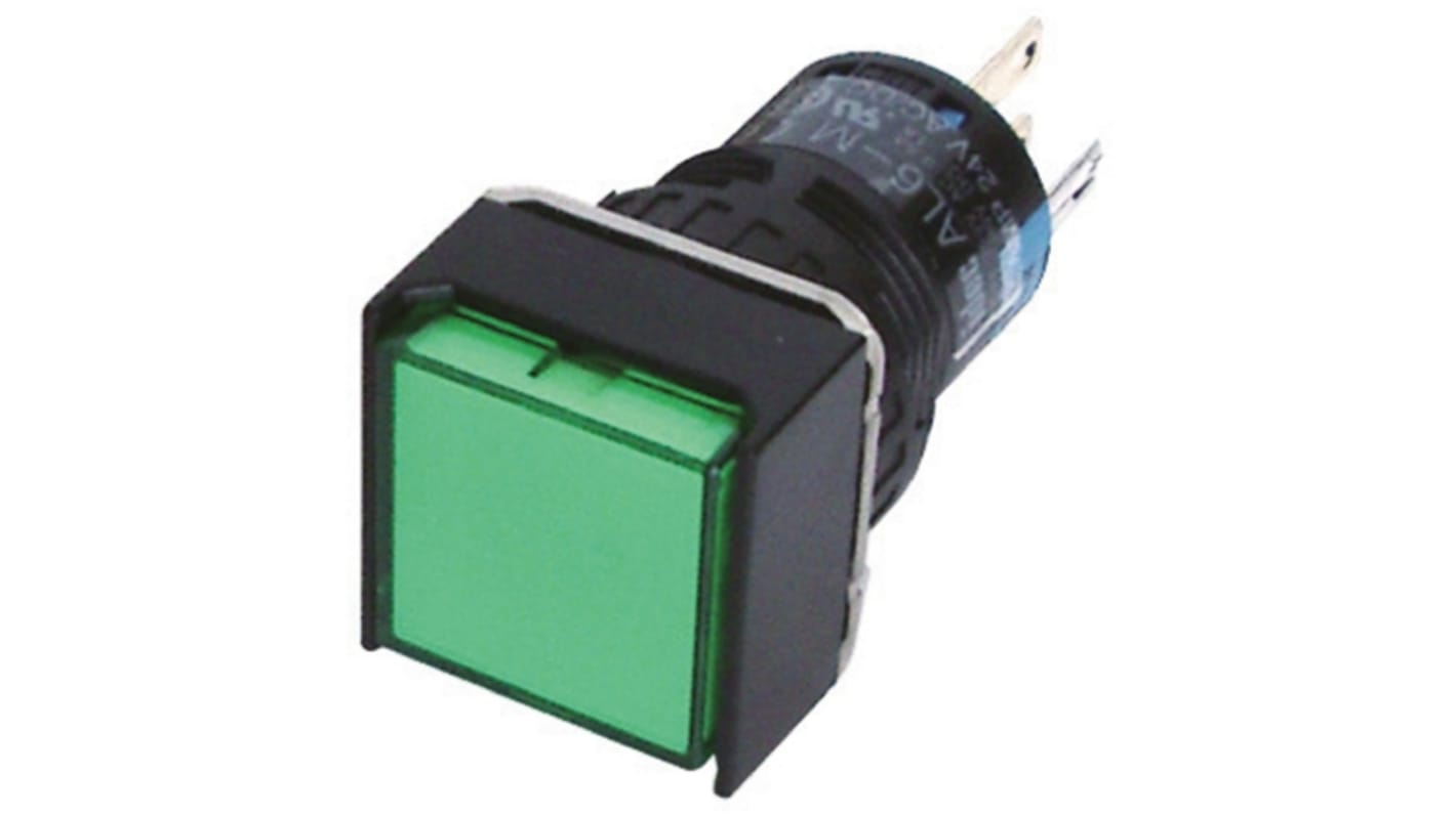 Idec Green Indicator, 16mm Mounting Hole Size