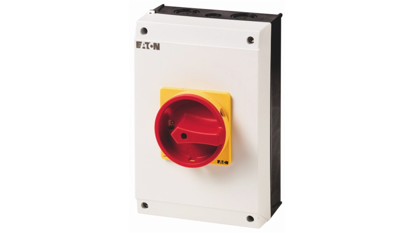 Eaton 1P Pole Isolator Switch - 63A Maximum Current, 22kW Power Rating, IP65