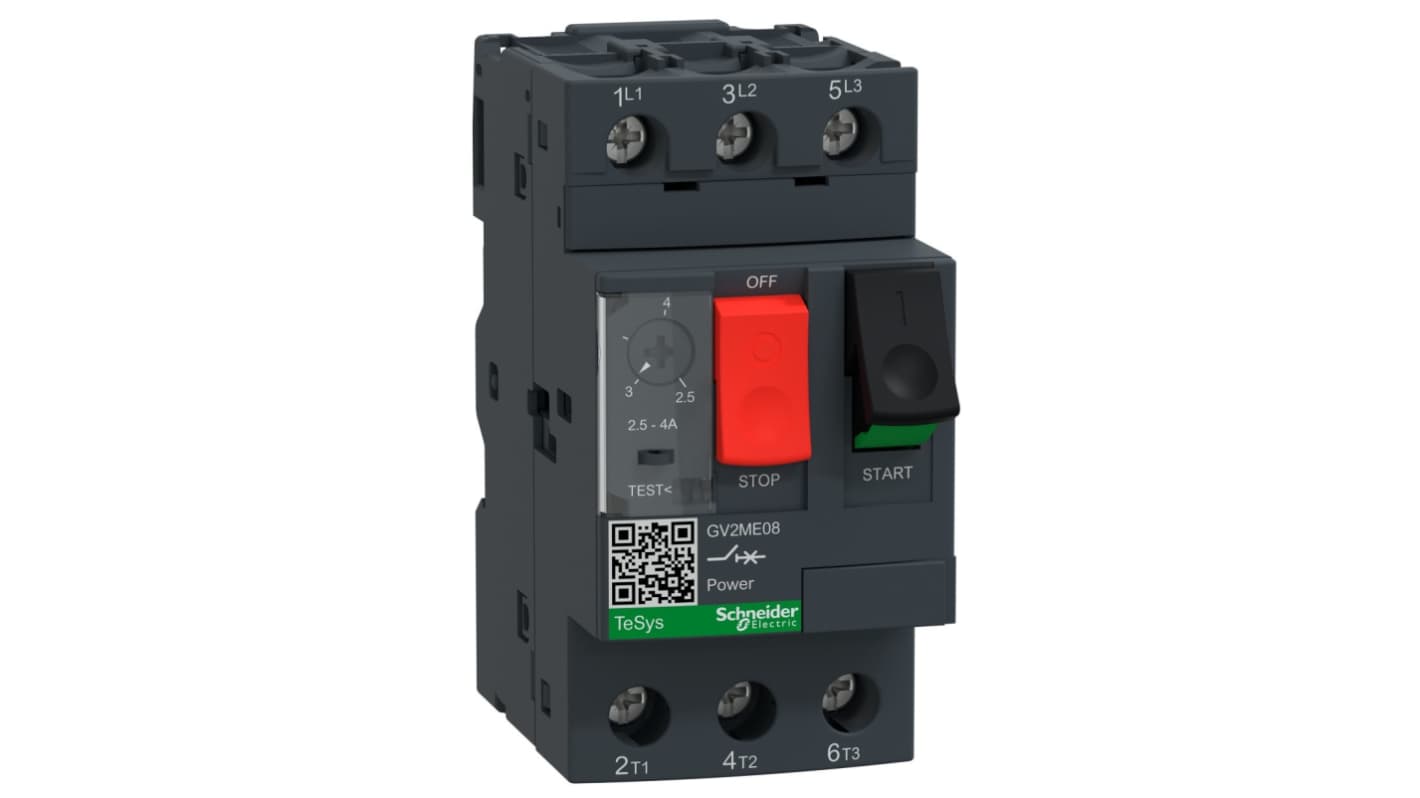 Interruttore automatico del motore Schneider Electric, 690 V, 2,5 → 4 A TeSys