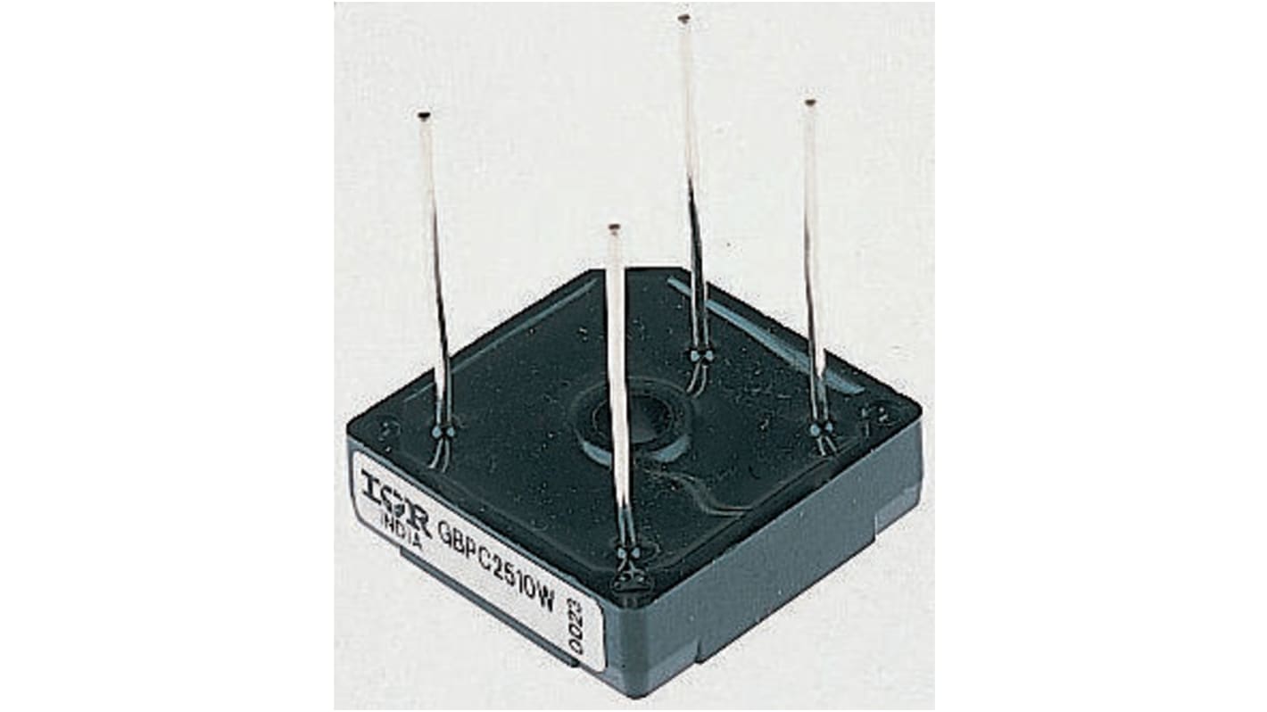 onsemi Bridge Rectifier, 15A, 200V, 4-Pin