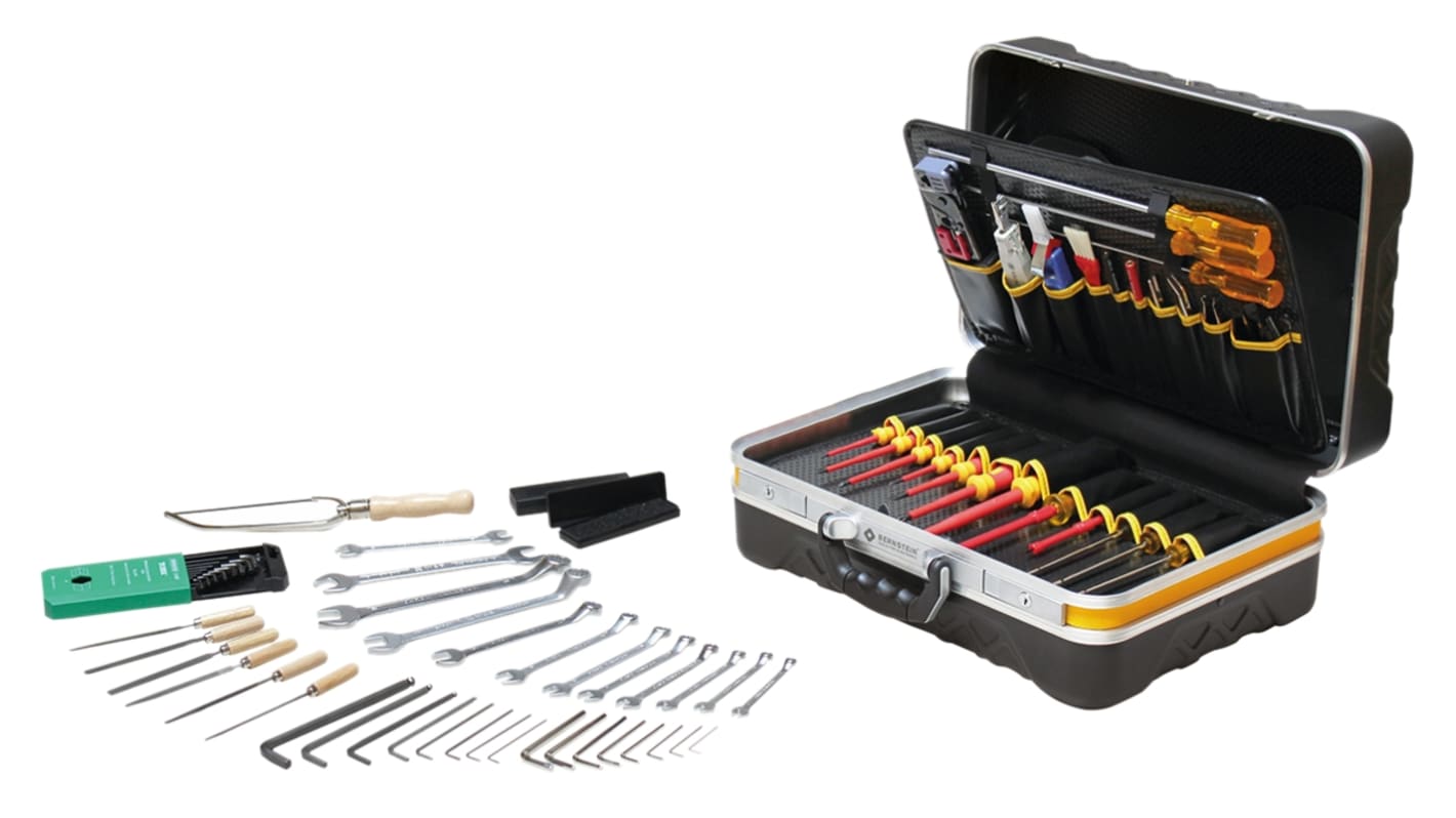 Kit de herramientas Bernstein, Maletín de 75 piezas, para mantenimiento