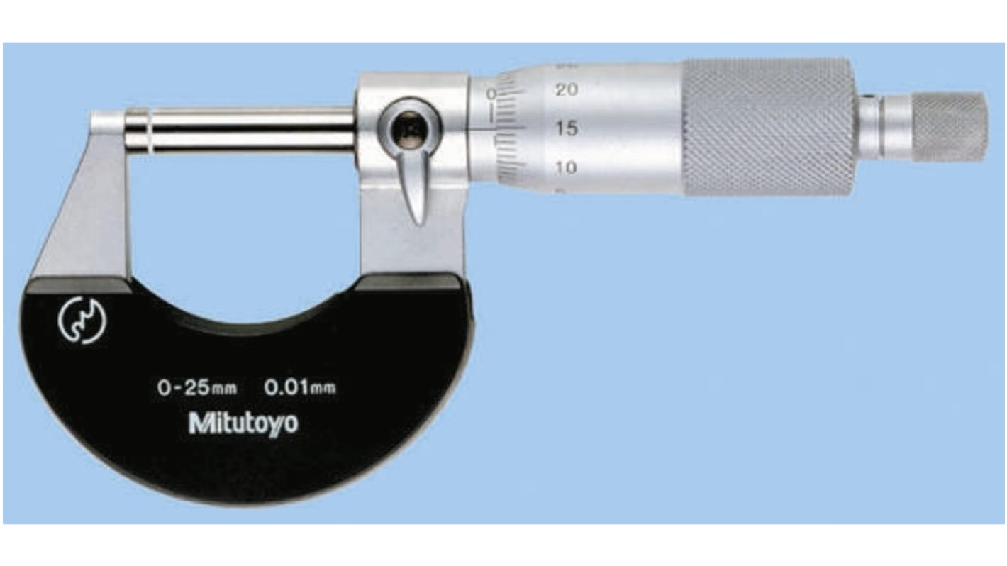 Mitutoyo 102-218 External Micrometer, Range 25 mm →50 mm