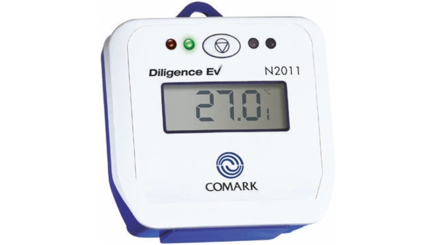 Rejestrator danych temperatury +70 (Internal) °C Podczerwień typ czujnika Termistor Comark