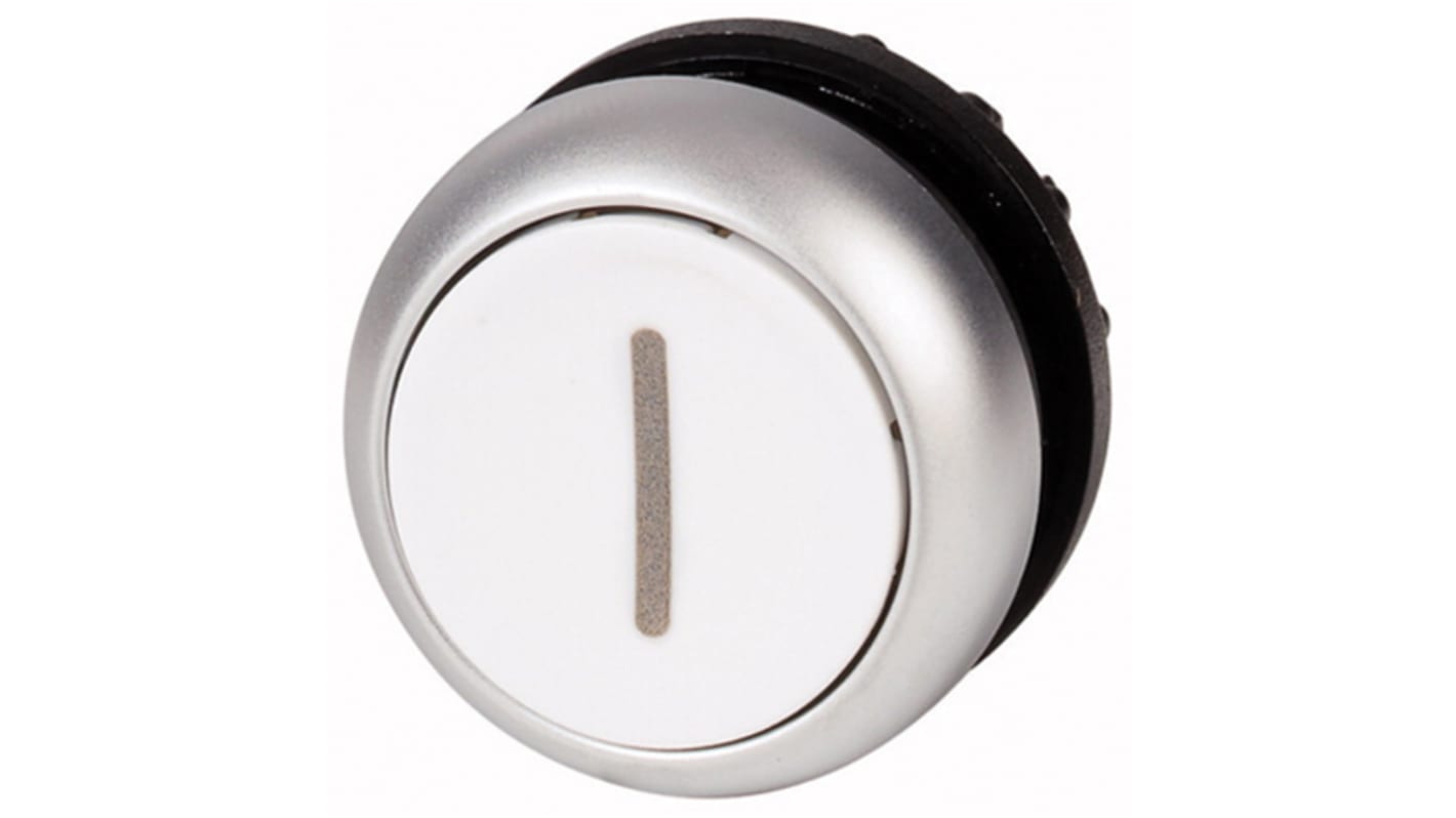 Tête de bouton poussoir Eaton, RMQ Titan M22 Blanc, Ø découpe 22mm, Momentané