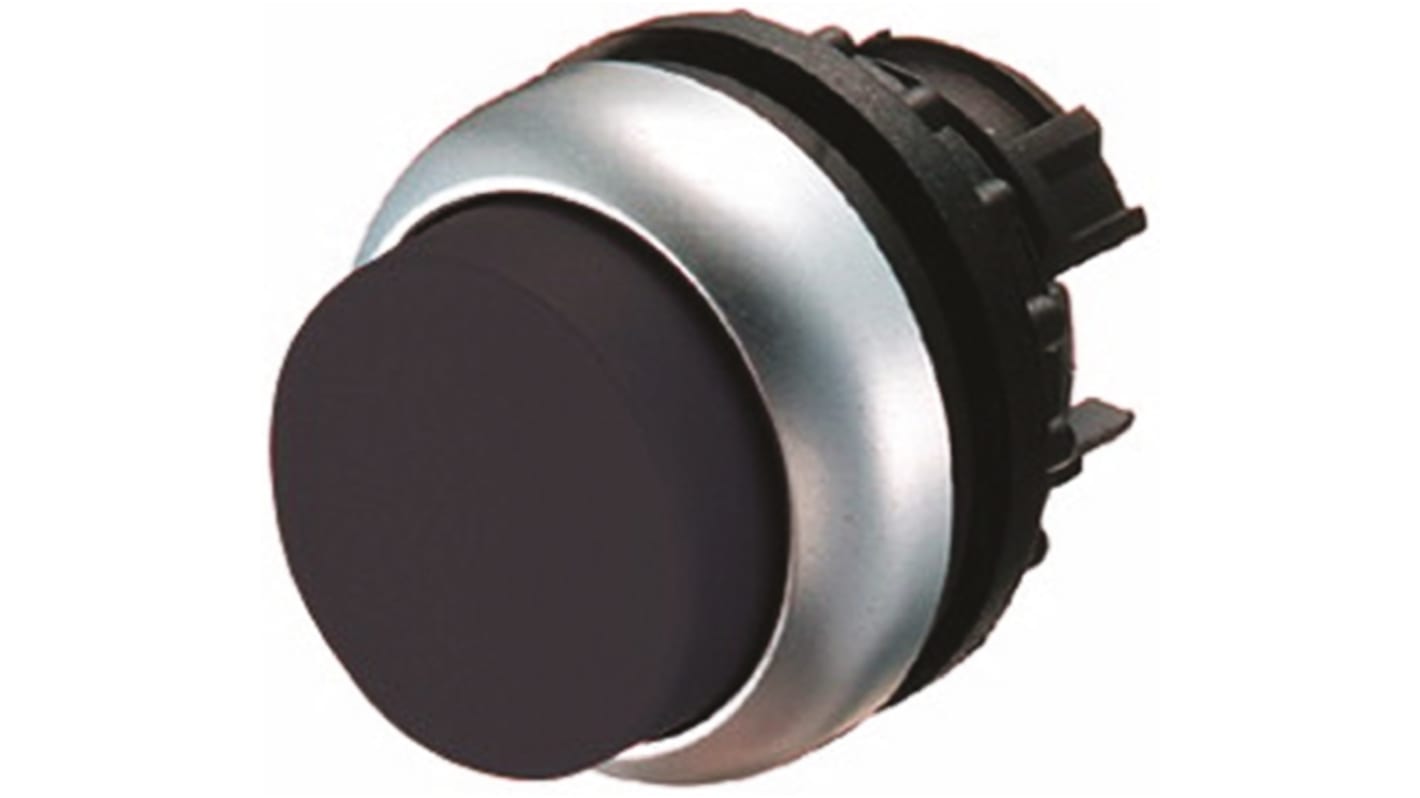 Cabezal de pulsador Eaton serie RMQ Titan M22, Ø 22mm, de color Negro, Momentáneo, IP69K