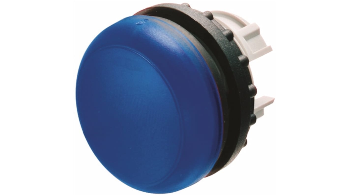 Cabezal de luz piloto Eaton 78635858 M22-L-B+M22-A Azul, Montaje Montaje en panel enrasado