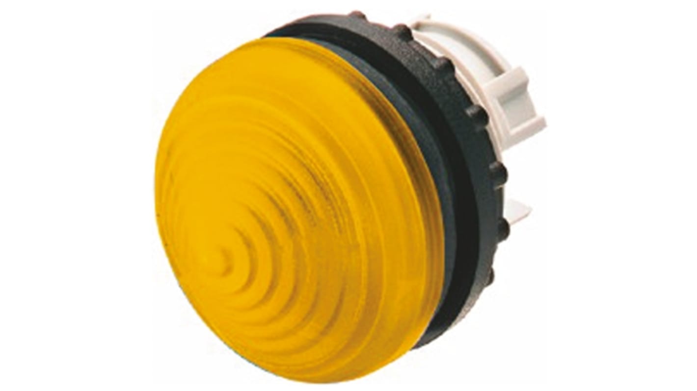 Cabezal de luz piloto Eaton 78635864 M22-LH-Y+M22-A Amarillo, Montaje , Montaje en panel