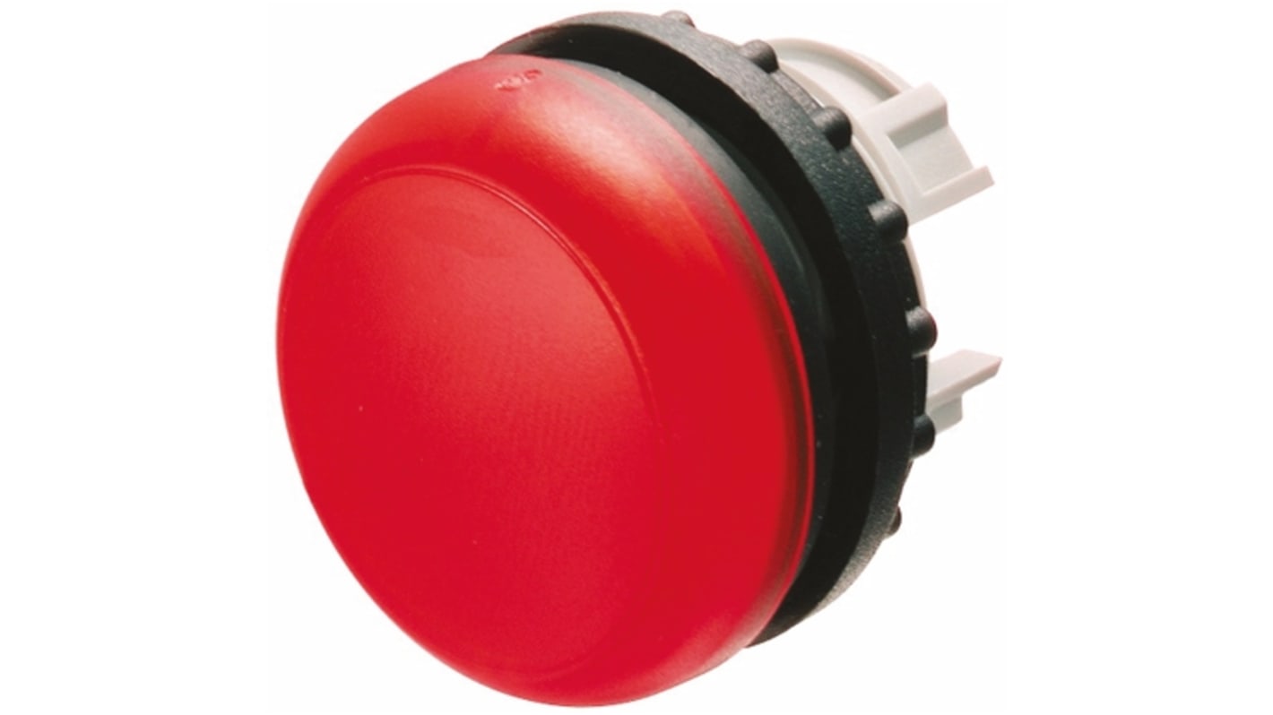 Światło kontrolne – reflektor, seria: RMQ Titan M22, kolor: Czerwony, otwór: 22.5mm, IP69K, Wpuszczany montaż panelowy