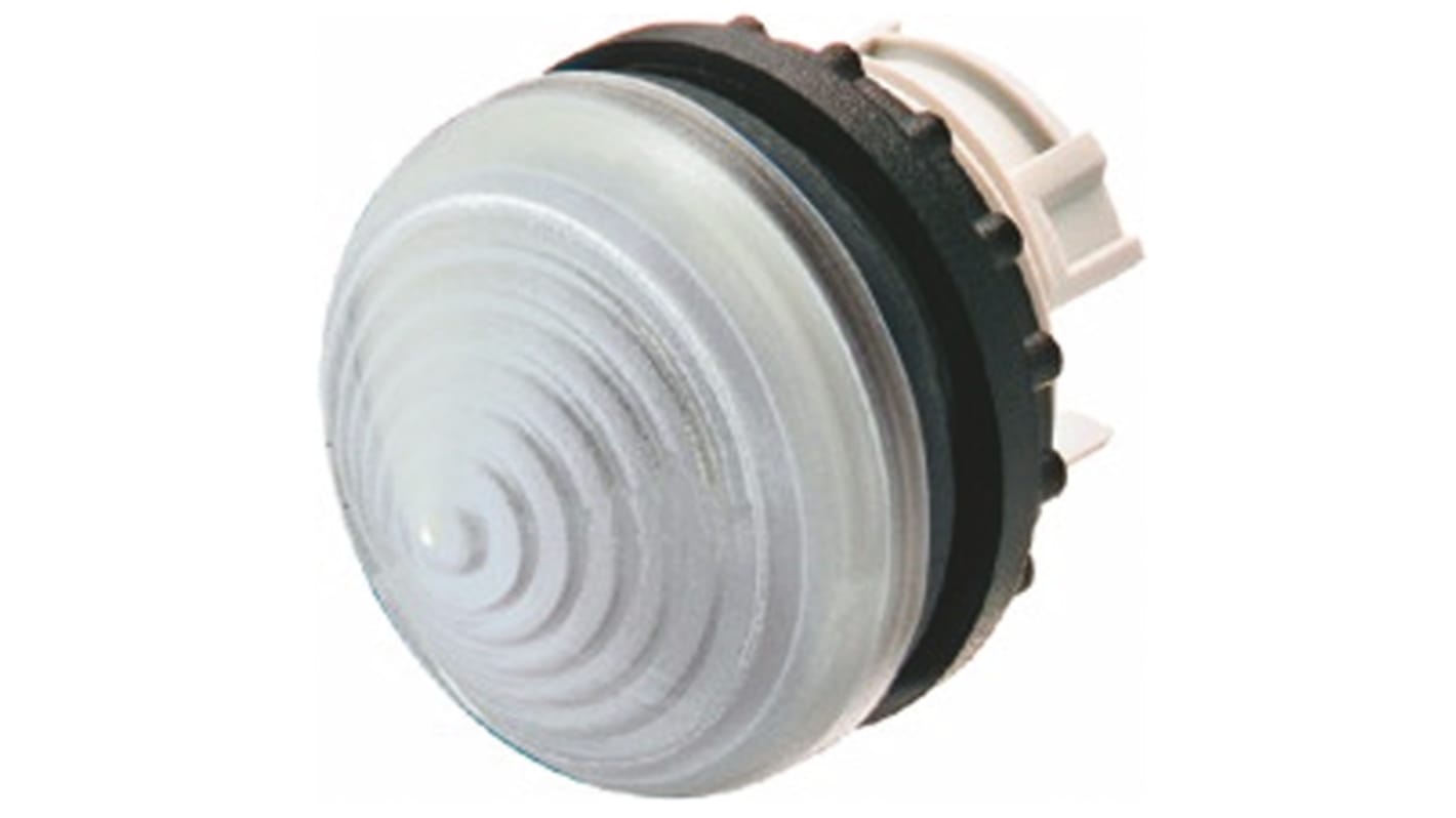 Cabezal de luz piloto Eaton 78635867 M22-LH-W+M22-A Blanco, Montaje , Montaje en panel