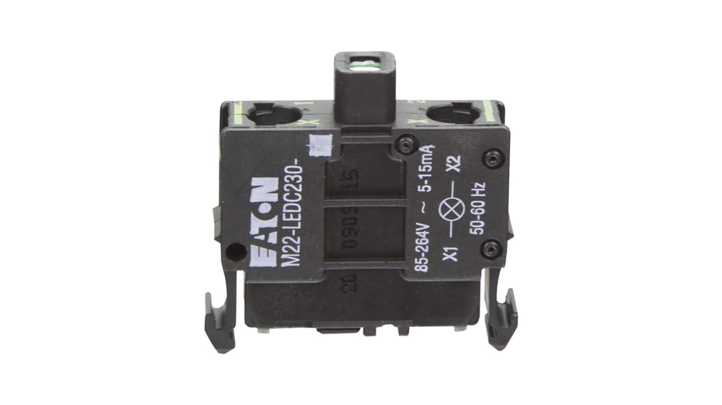 Eaton RMQ Titan M22 Lichtblock Anzeigenblock LED, 85 → 264V ac, Schraubanschluss