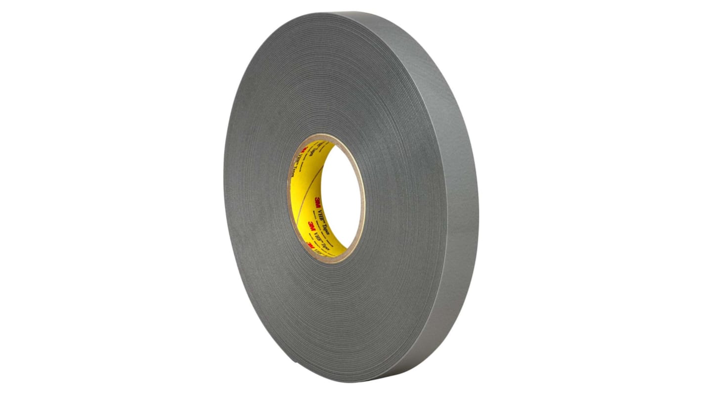 3M 4943F, VHB™ Grey Foam Tape, 25mm x 33m, 1.1mm Thick