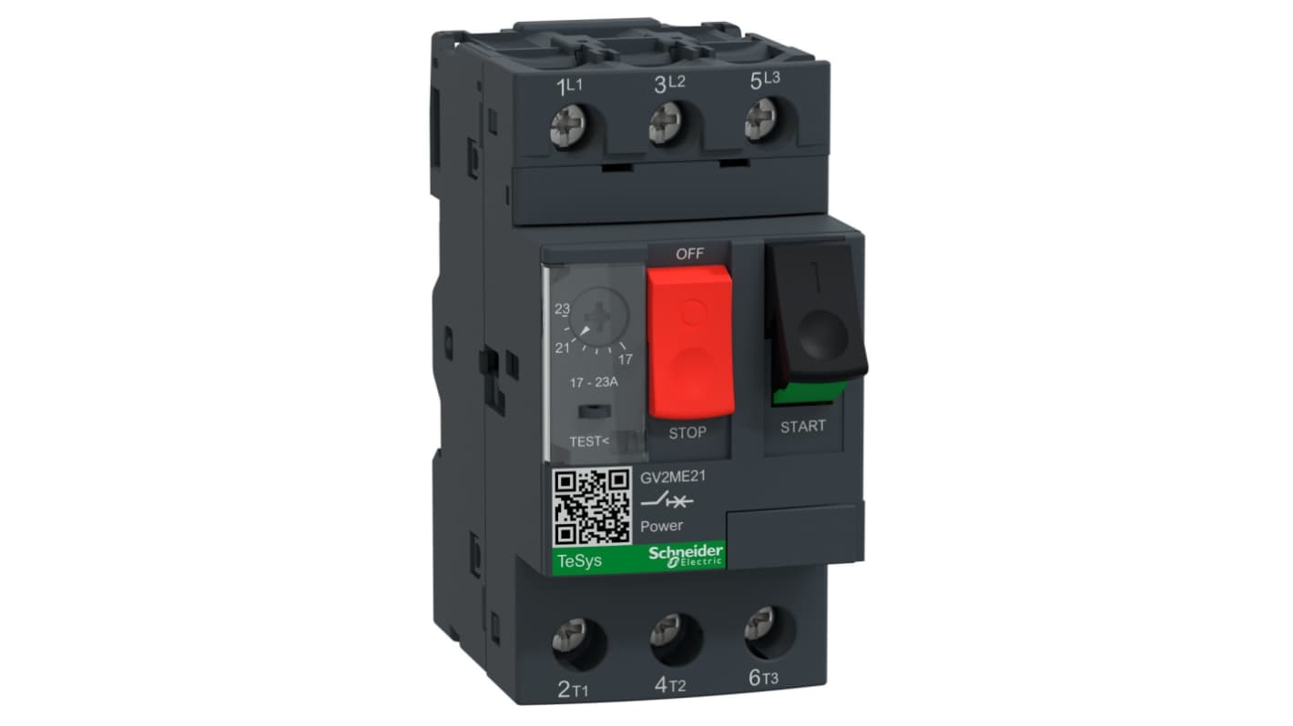 Disjoncteur moteur Schneider Electric TeSys GV2ME 17 → 21 A, 690 V