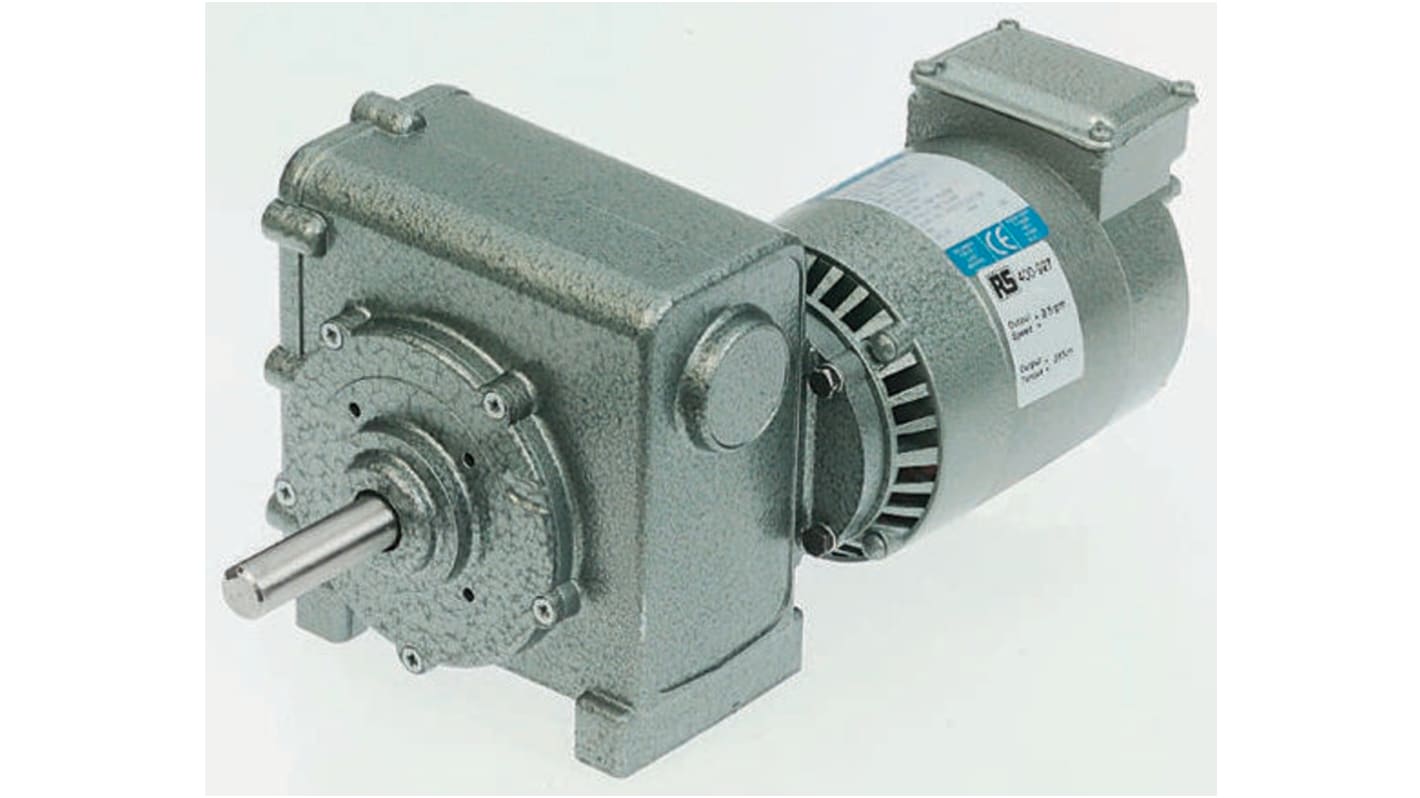 Parvalux Induktion AC-Getriebemotor 3-phasig, Umschaltbar, 75 U/minU/min 190 W