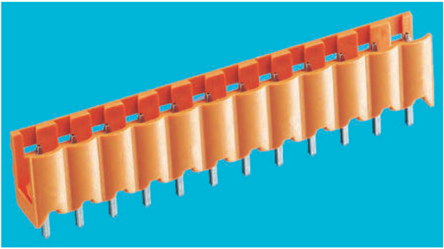 Weidmüller OMNIMATE SL Series Straight Through Hole PCB Header, 2 Contact(s), 5.08mm Pitch, 1 Row(s), Shrouded