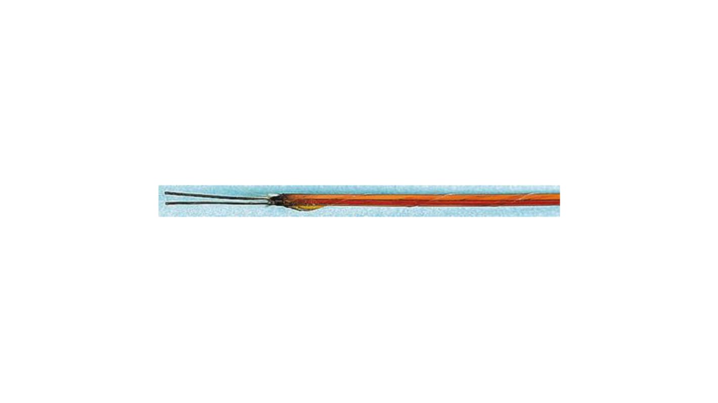 Cordons prolongateurs et thermocouples type K RS PRO, 20m, Non blindé, temp. max. +250°C, gaine Kapton