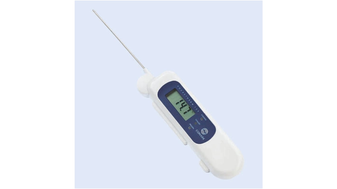 Comark P125 Wired Digital Thermometer for Food Industry Use, Thermistor