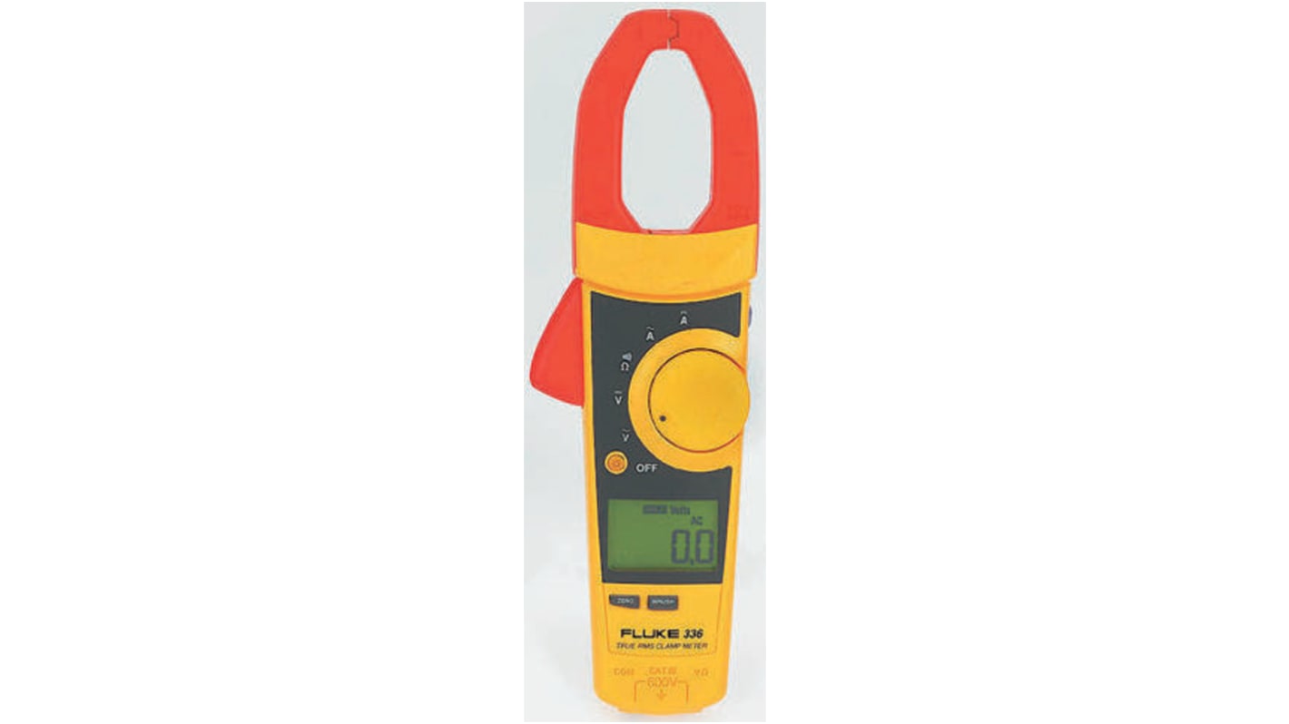 Fluke 337A Clamp Meter, 999.9A dc, Max Current 999.9A ac CAT III 600 V