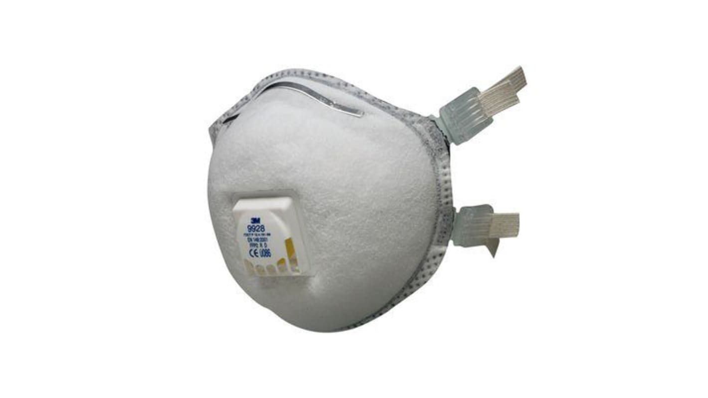 Masque respiratoire 3M FFP2 série Welding,  avec clip nasal réglable, Blanc