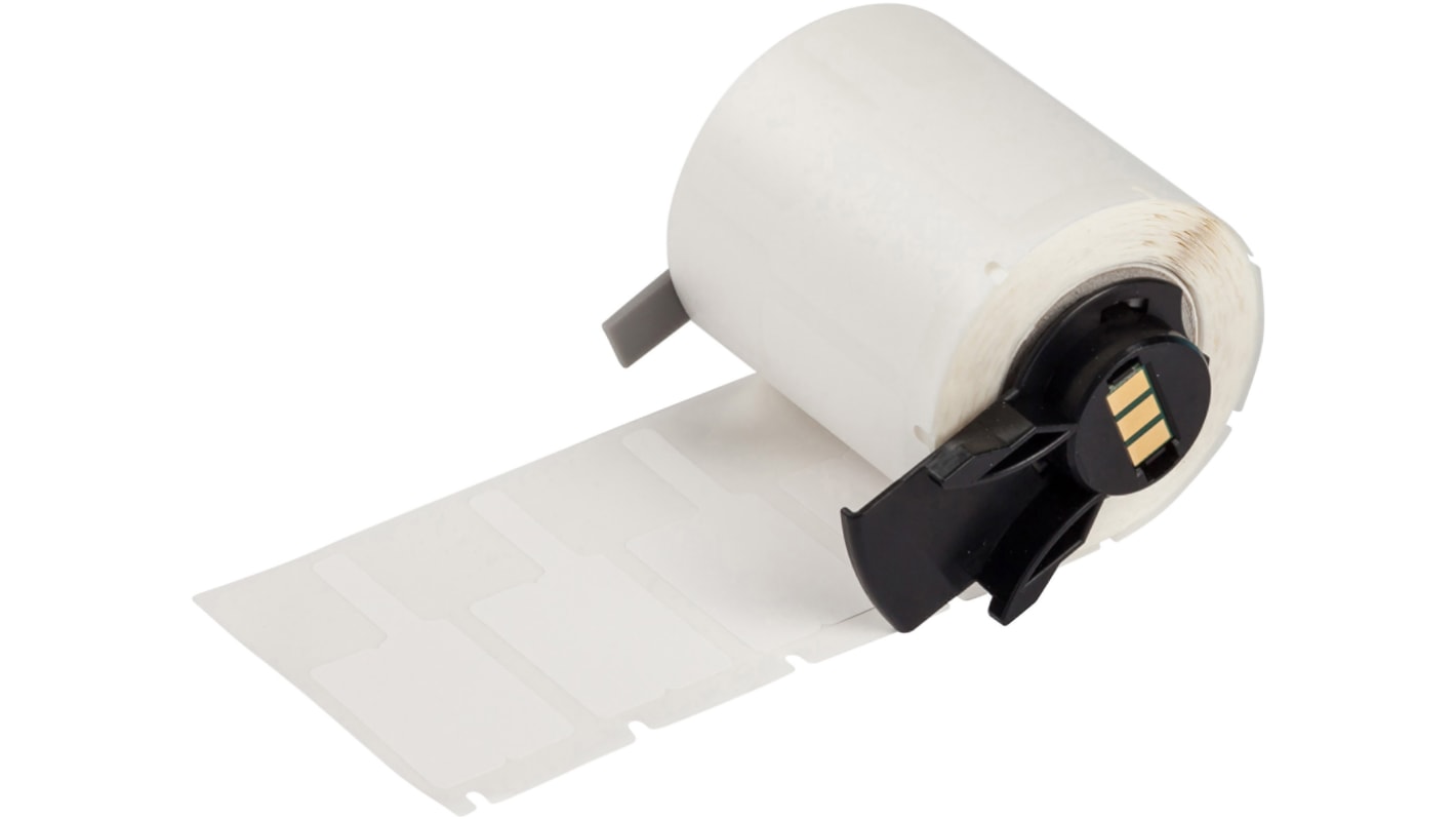 Brady B-425A Polypropylene Flag White Label Roll, 30mm Width, 20mm Height, 250 Qty